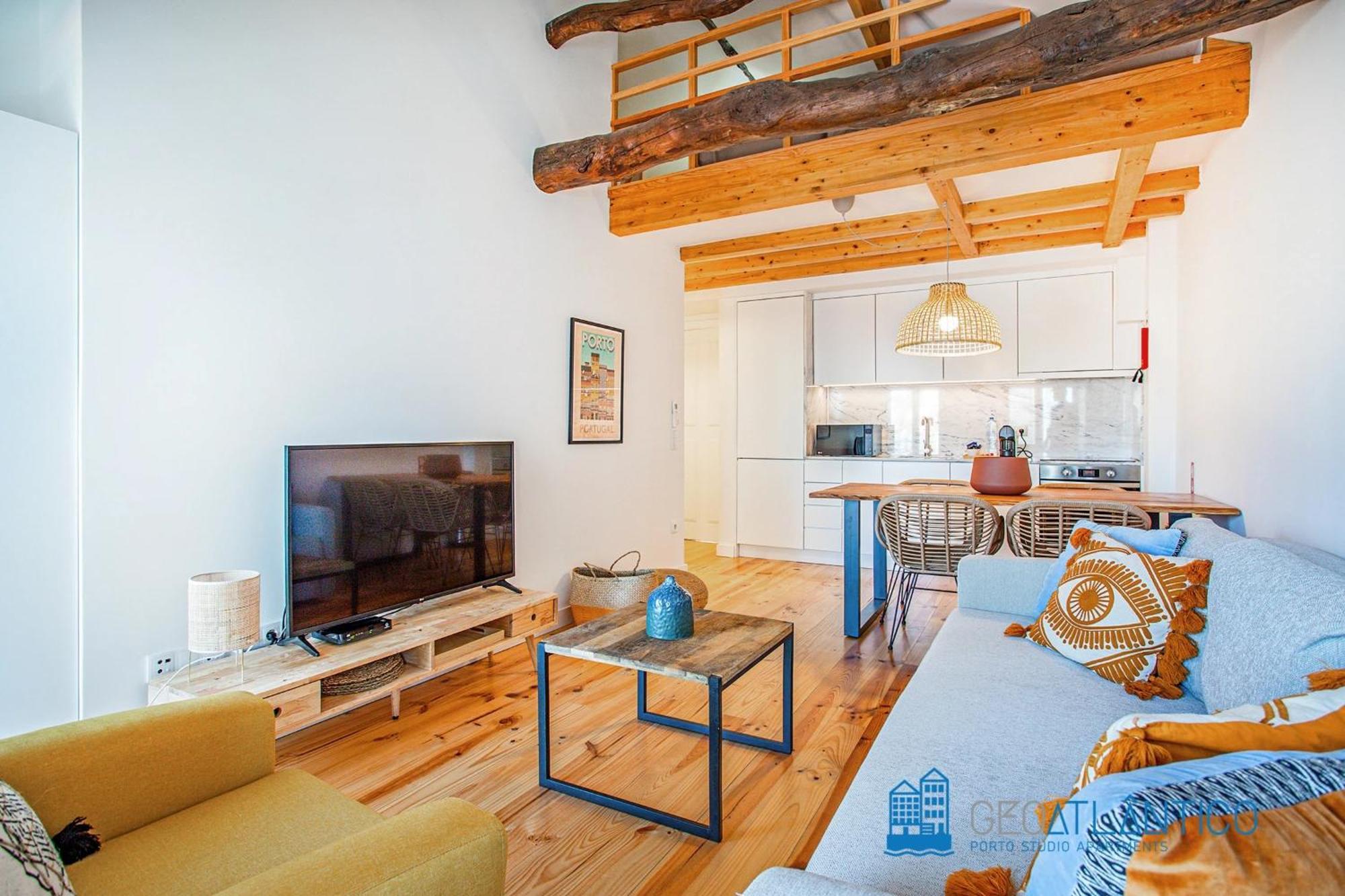 Poveiros Oak Loft - Santo Ildefonso Apartment Porto Luaran gambar